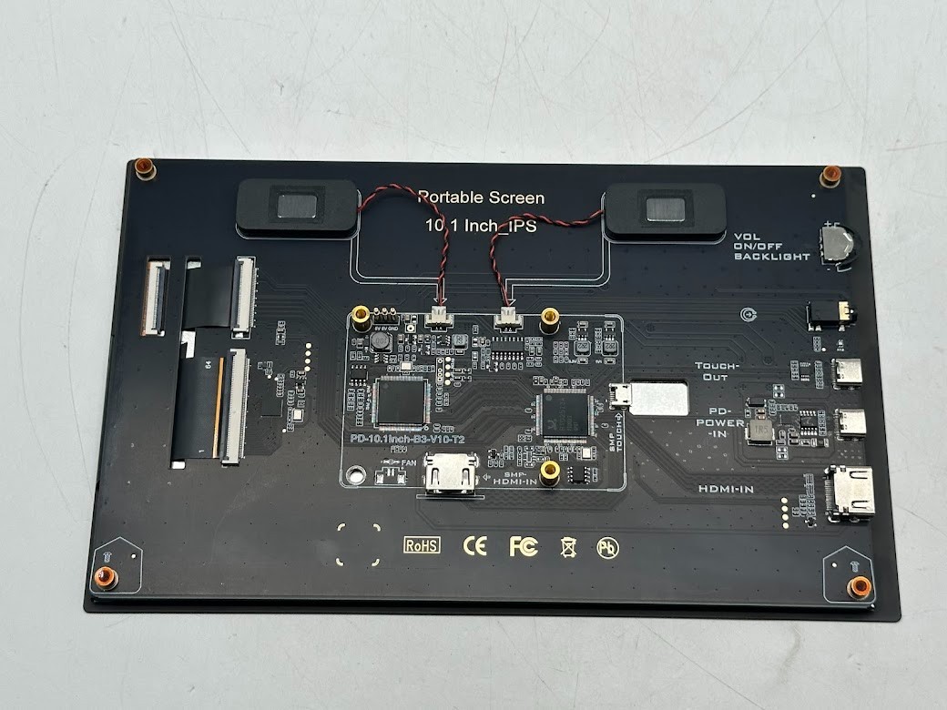 52Pi 10.1 In Touch Screen w/ Mounts for Raspberry Pi 5/4B/3B/3B Plus