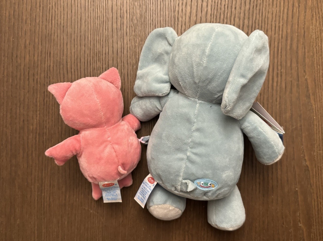 Elephant & Piggie: Plush Toy, MO Willems