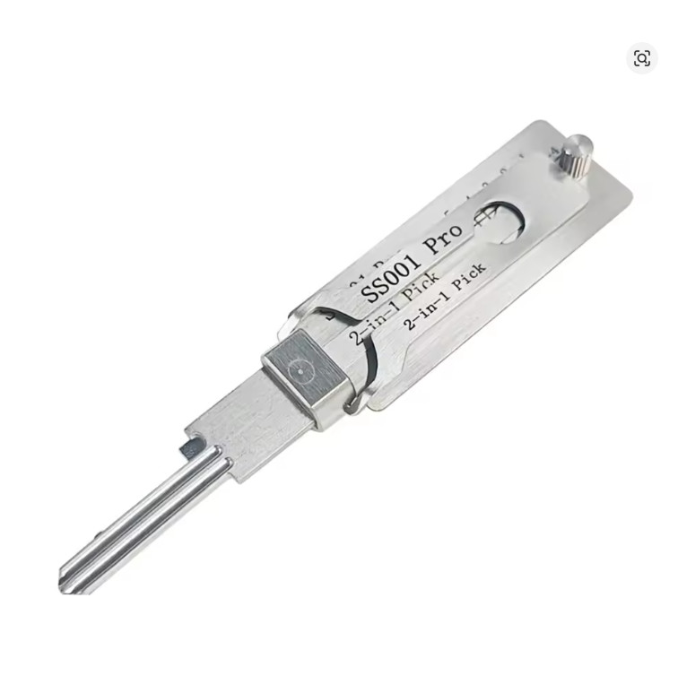 SS001 Pro Metal Key Decoder Tool Precision Hook & Pick Set O-ring Pickup Lock