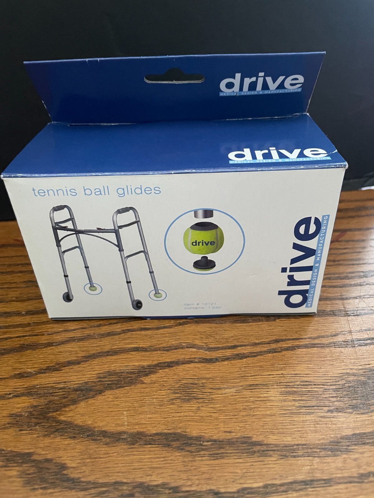 1 pair -- Drive TENNIS BALL GLIDES #10121 for Walker -- new!
