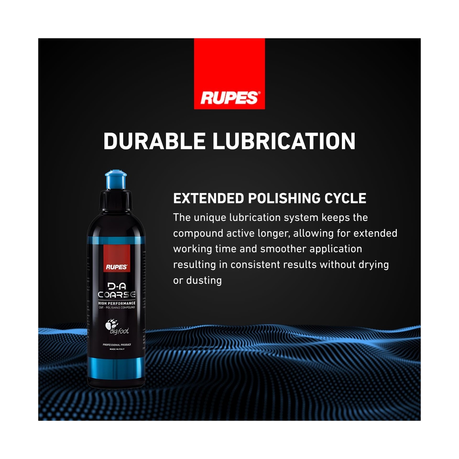 RUPES 250 ml D-A Coarse High Performance Cut Polishing Compound for... Fast Ship
