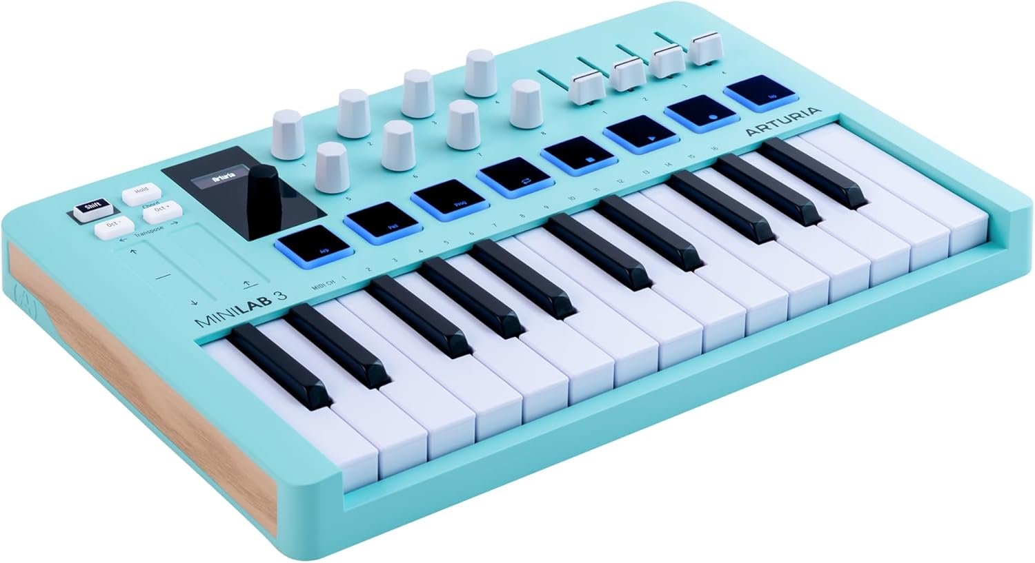 Arturia Minilab 3 25 Slim-key Controller - Aquamarine