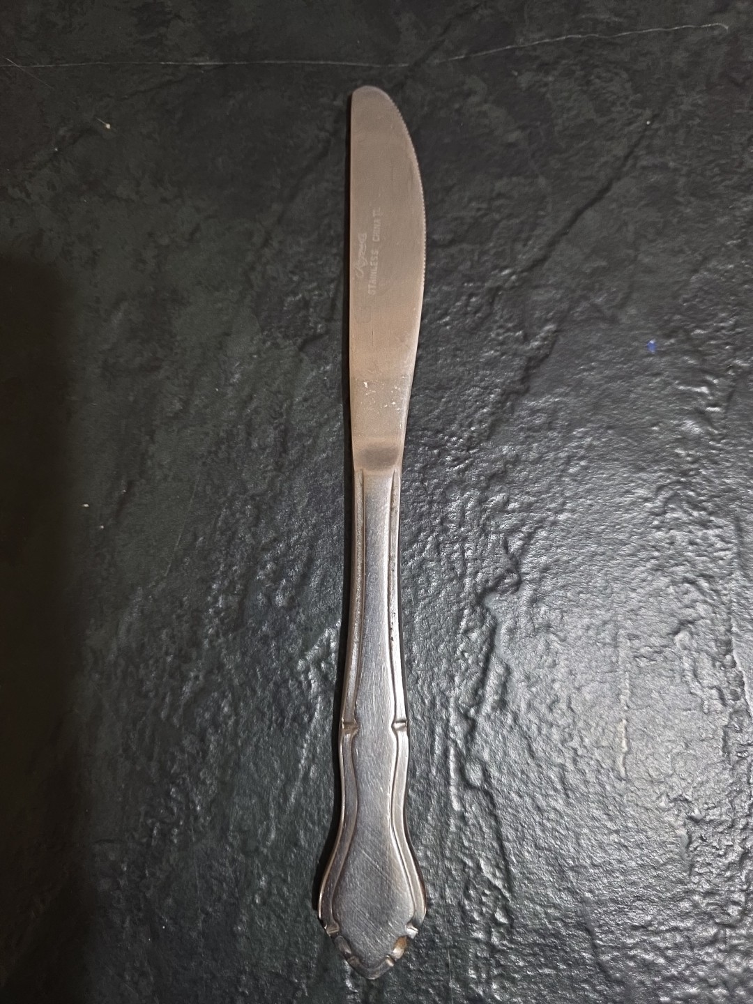 Stanley Roberts Rogers Glendale Dinner Knives Burnish Stainless Outline