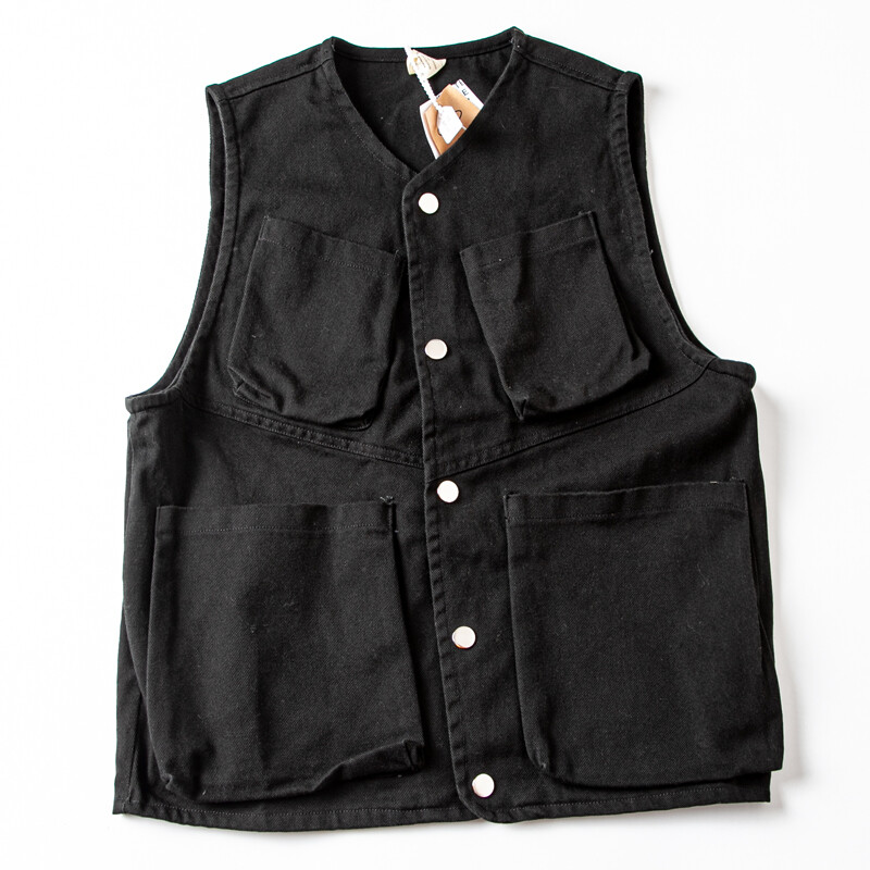 Men Cargo Waistcoat Fishing Vest Multi Pocket Work Sleeveless Jacket Outdoor New