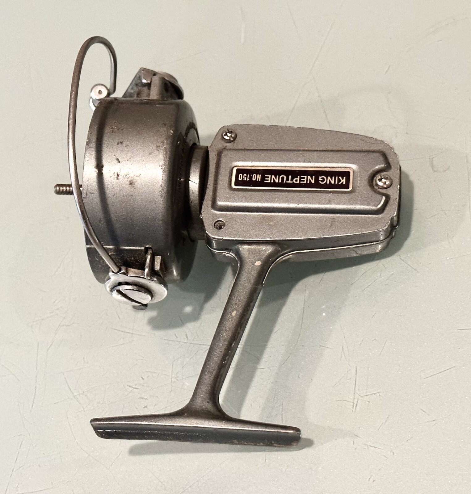 Vintage KING NEPTUNE MODEL # 150 Spinning Fishing Spool Reel Daiwa For Parts