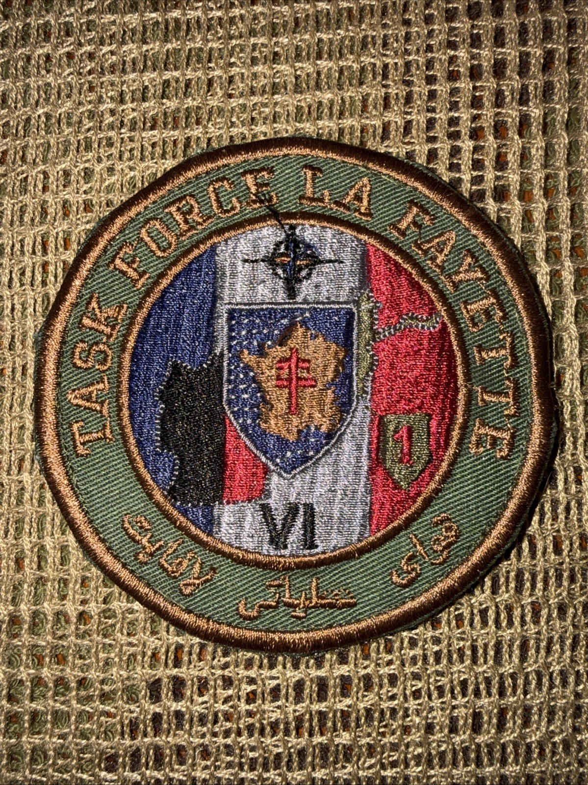 French Foreign Legion Task Force Lafayette IV  Afgan War Patch