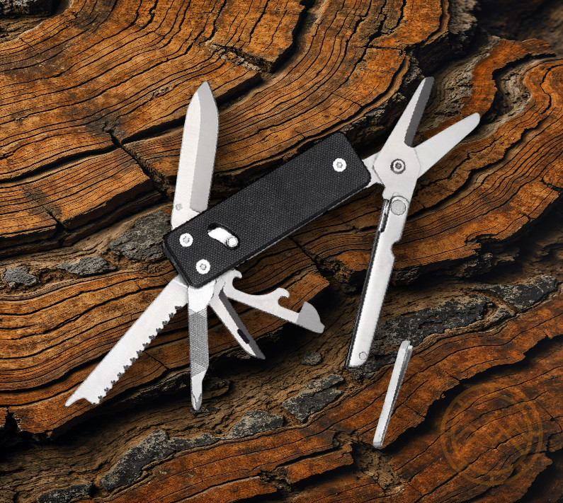 ROXON KS2 Elite Multitool Varied Integrated Tools D2 Steel Blade G10 Handle