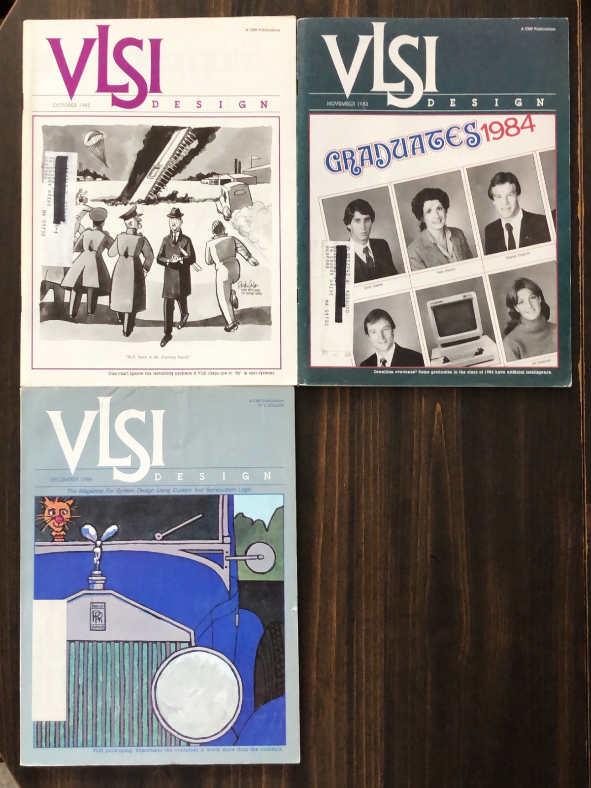 1983 VSLI Design Magazine - Lot 0f 7
