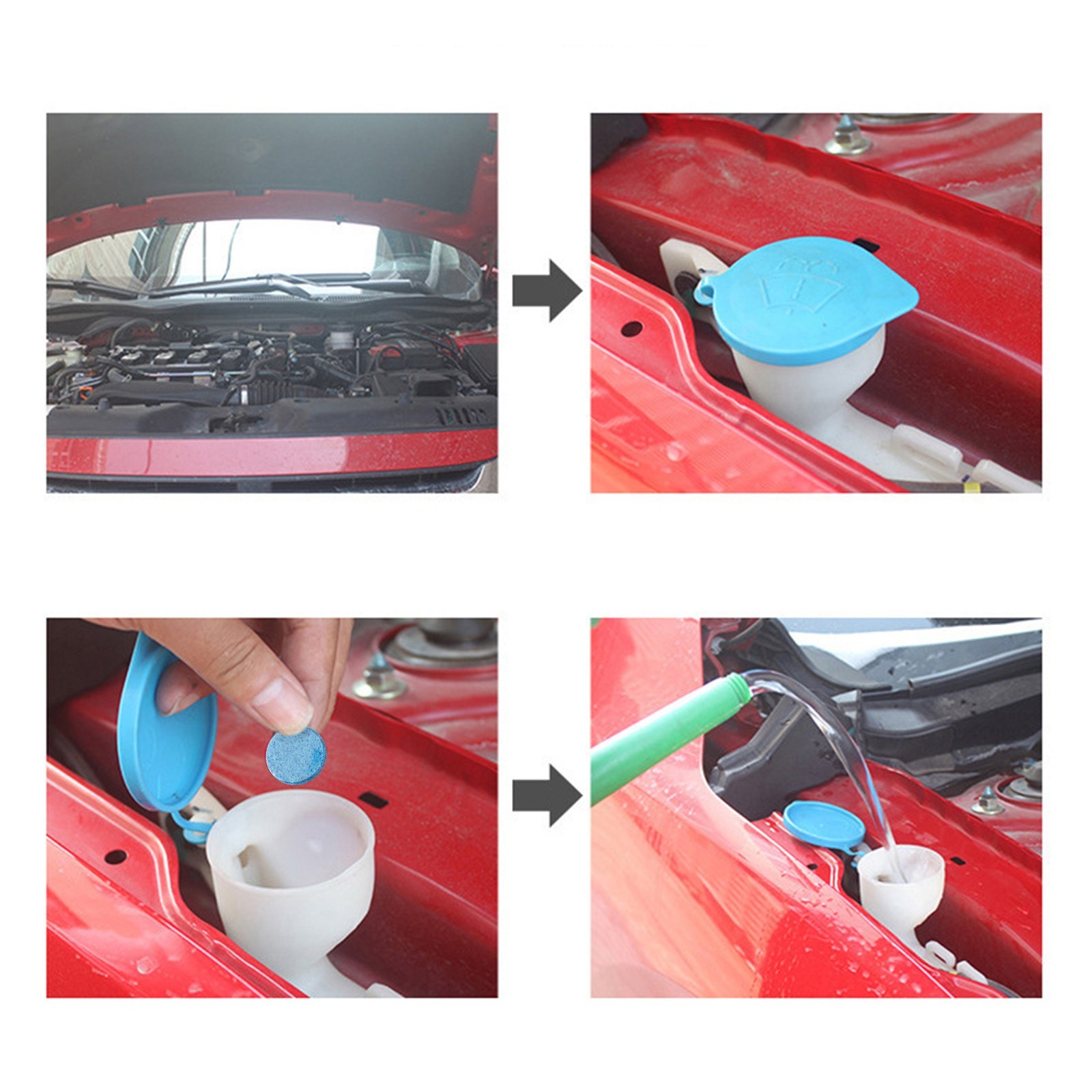 Car Windshield Glass Cleaner Effervescent Solid Tablets/Concentrated Washer