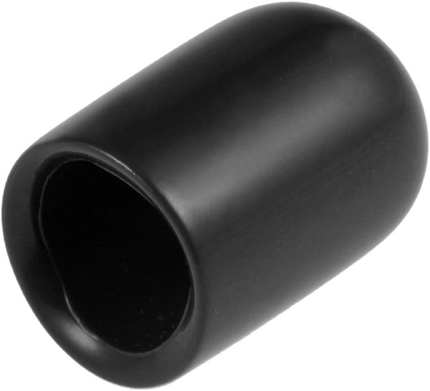 20pcs Rubber End Caps 5/16"(8mm) ID Vinyl Round Tube Bolt Cap Cover Thread Prote