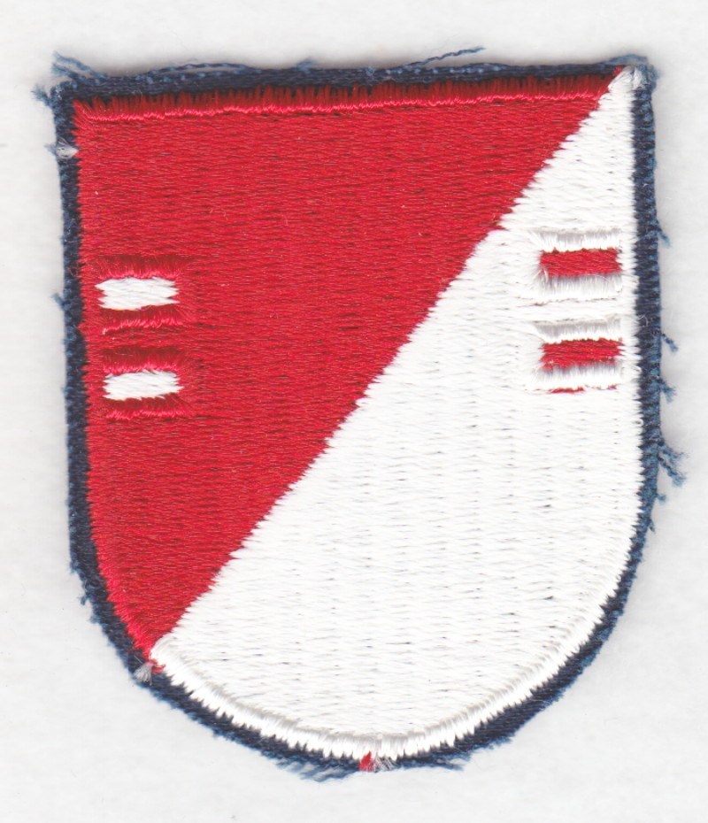 Army Beret Patch:  2nd Squadron, 17th Cavalry Regiment - cut edge