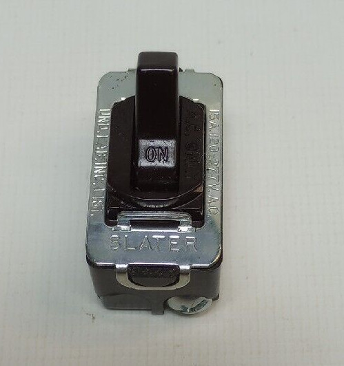 Brown single pole Slater, Quiet Switch, ACD1