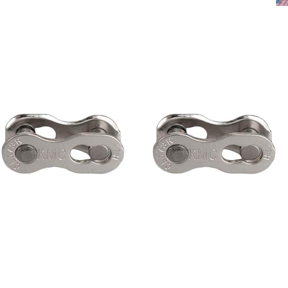 MISSINGLINK Reusable 9-Speed Chain Connector Set (2-Pack) - Alloy Steel, 6.5mm