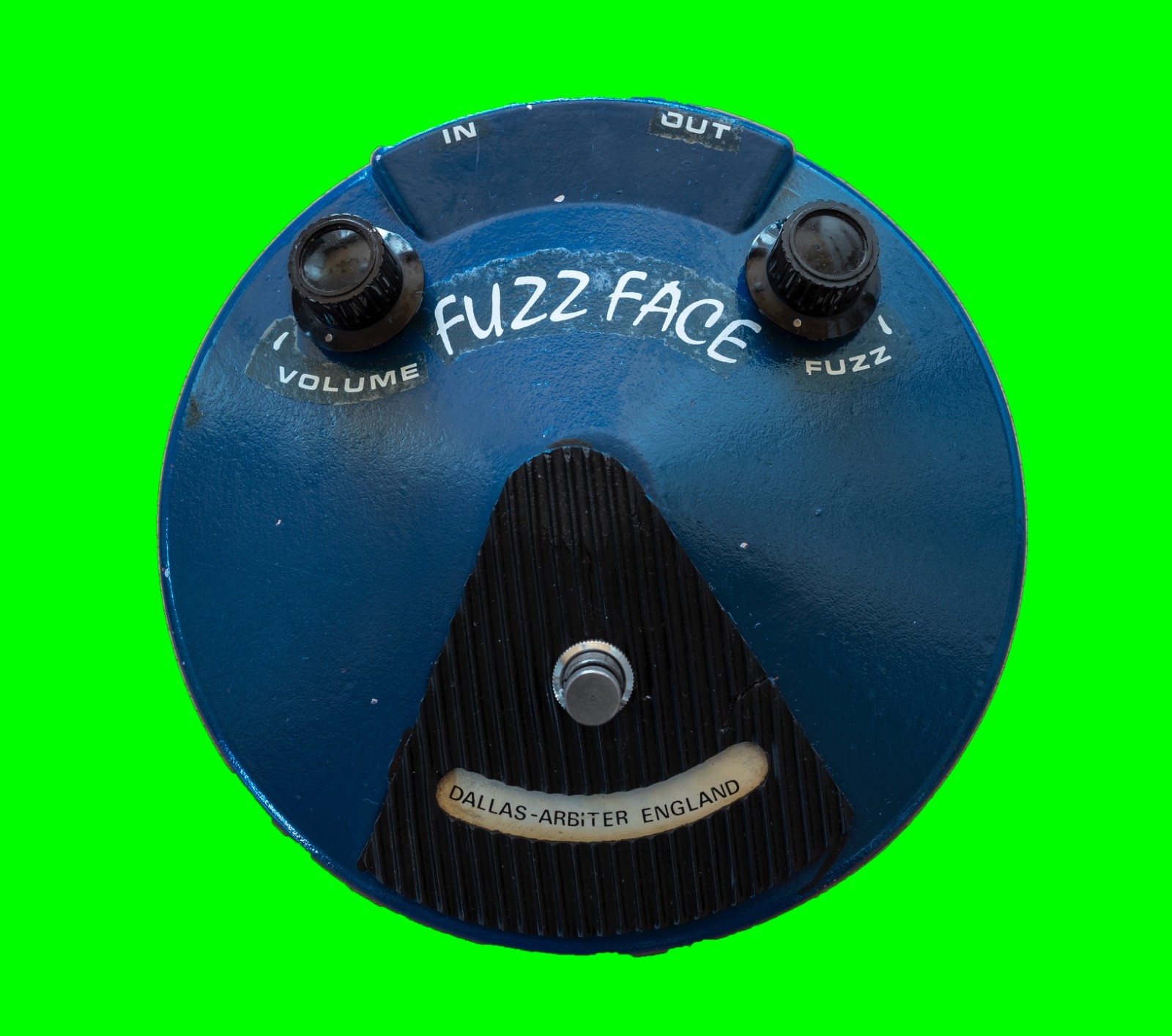 1971 Dallas-Arbiter Fuzz Face Pedal, BC 108, Rare DARK BLUE finish