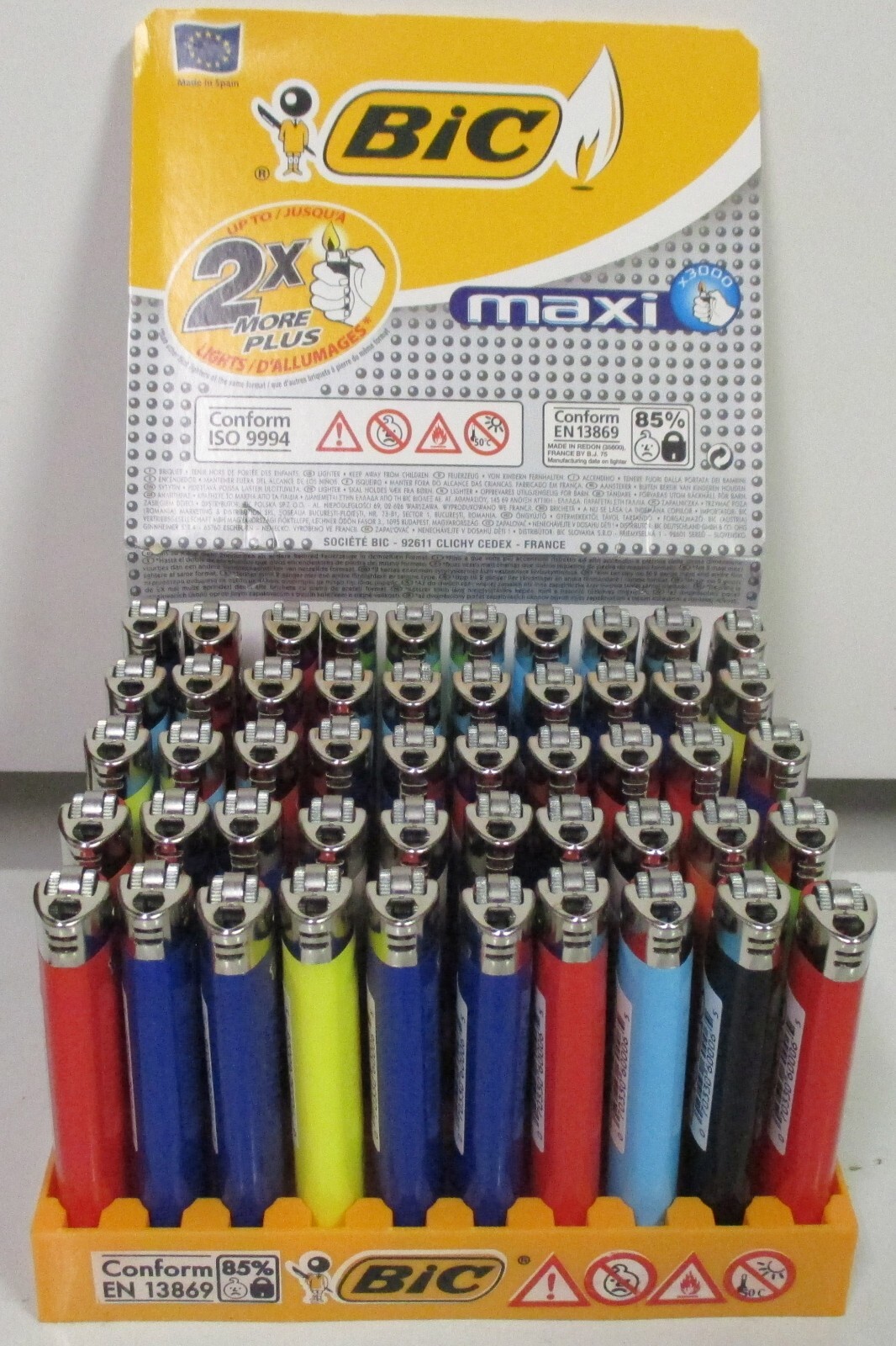 CHOOSE QUANTITY- MINI SIZE BIC CIGARETTE ASSORTED DESIGN,COLORS LIGHTERS,