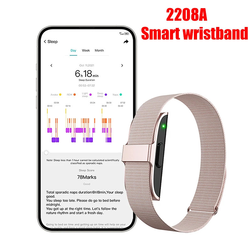 2208A Fitness Smart Couple Bracelet Watch Smart Band Activity Sports Tracker