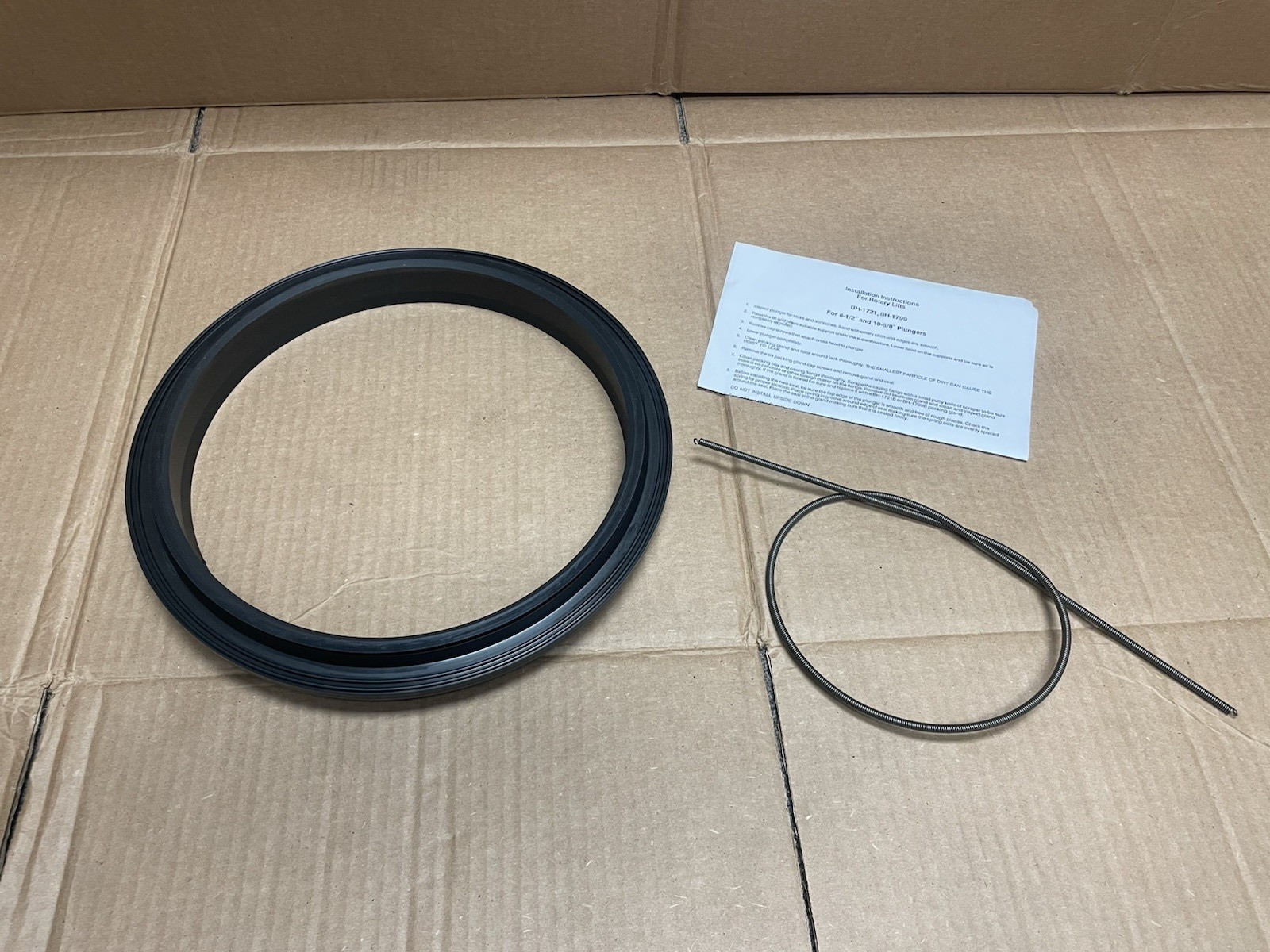 SVI® In Ground Lift Packing Kit – 10-5/8″ for Rotary Lifts - Part #BH-1799