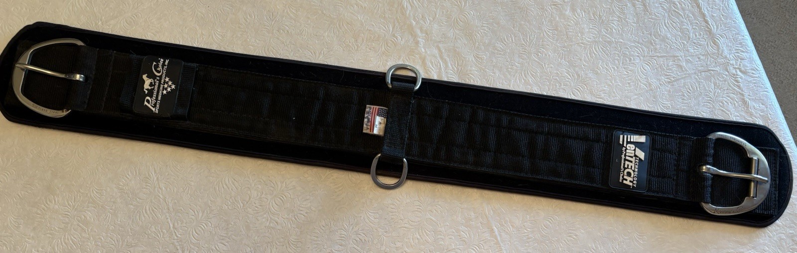 Neoprene Western Cinch Straight Black 34'', Used