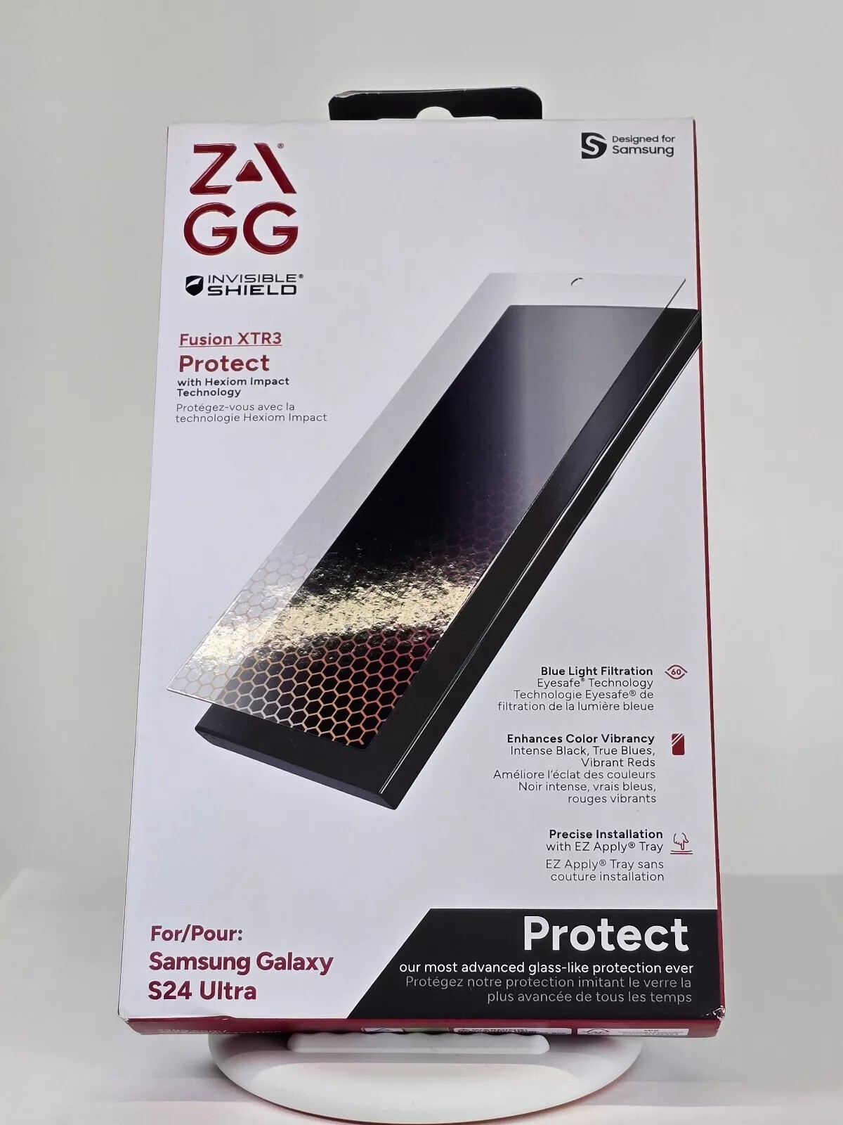 ZAGG InvisibleShield XTR3 Screen Protector for Samsung Galaxy S24 Ultra - New