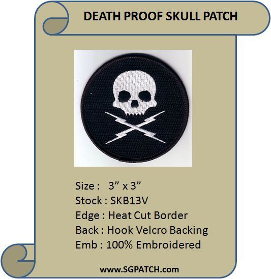 DEATH PROOF  VEL-KRO PATCH - SKB13V