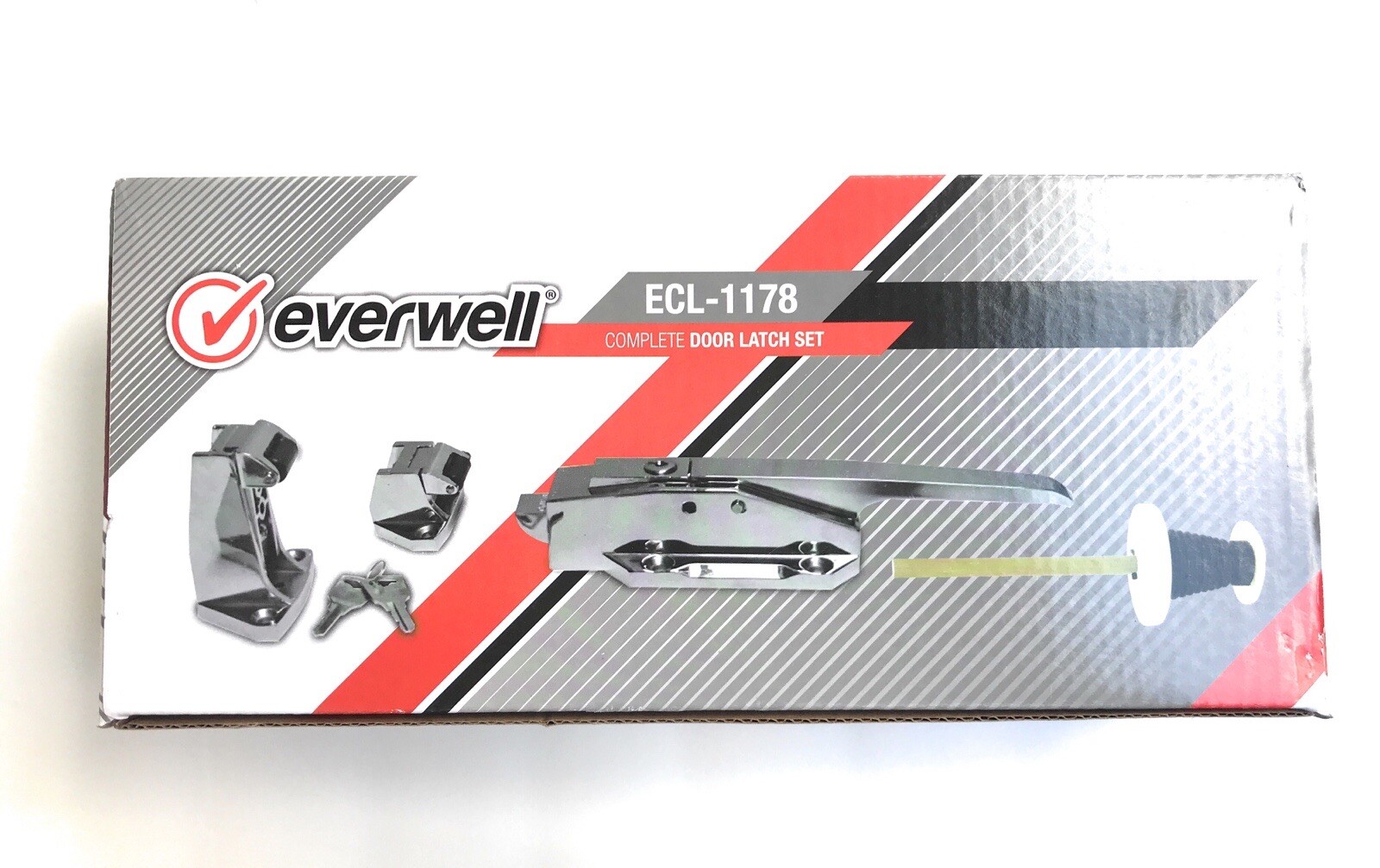 COMPLETE DOOR LATCH SET WITH INSIDE RELEASE & KEYS