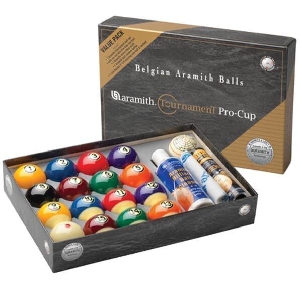 ARAMITH TORNAMENT POOL BALLS PRO CUP VALUE PACK DURAMITH TECH. NEW SHIPS FREE