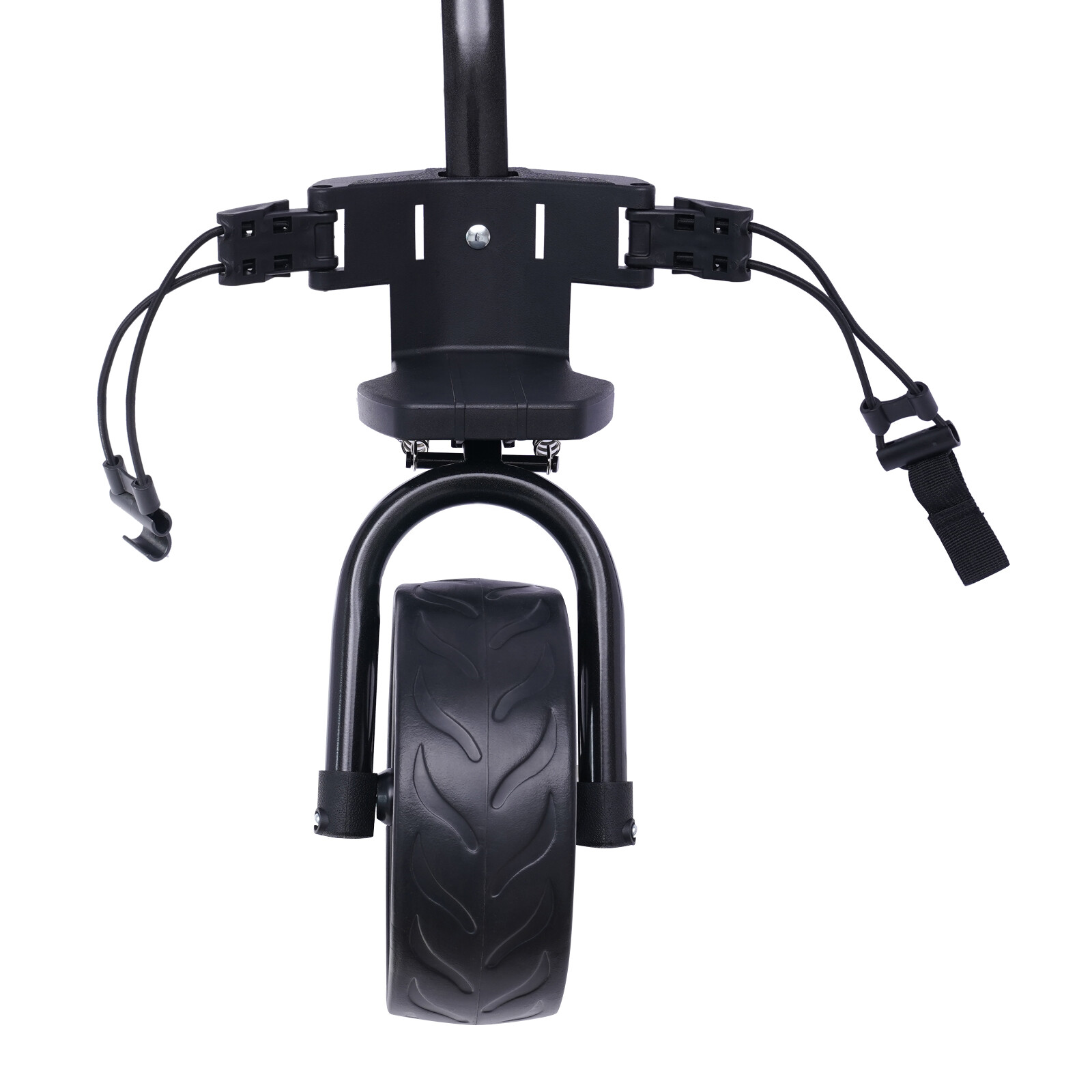3 Wheel Golf Push Cart Folding Golf Walking Push Cart Roller Golf Bag Holder
