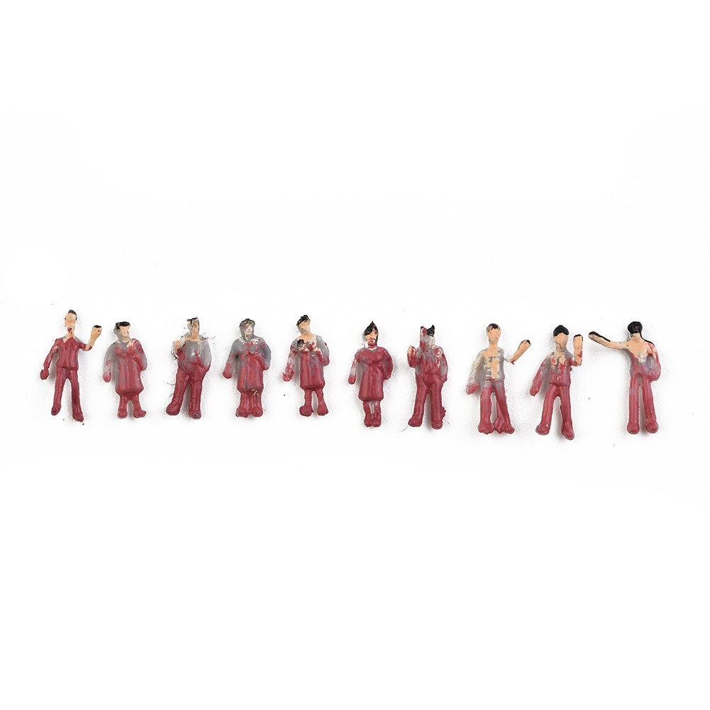 Painted Figures Miniature Passerby 1:200 Scale Color Model People Standing