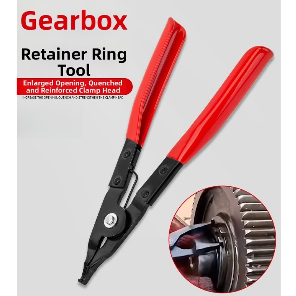Flat Head Circlip Pliers for Transmission Auto Repair Snap Ring Removal Tool