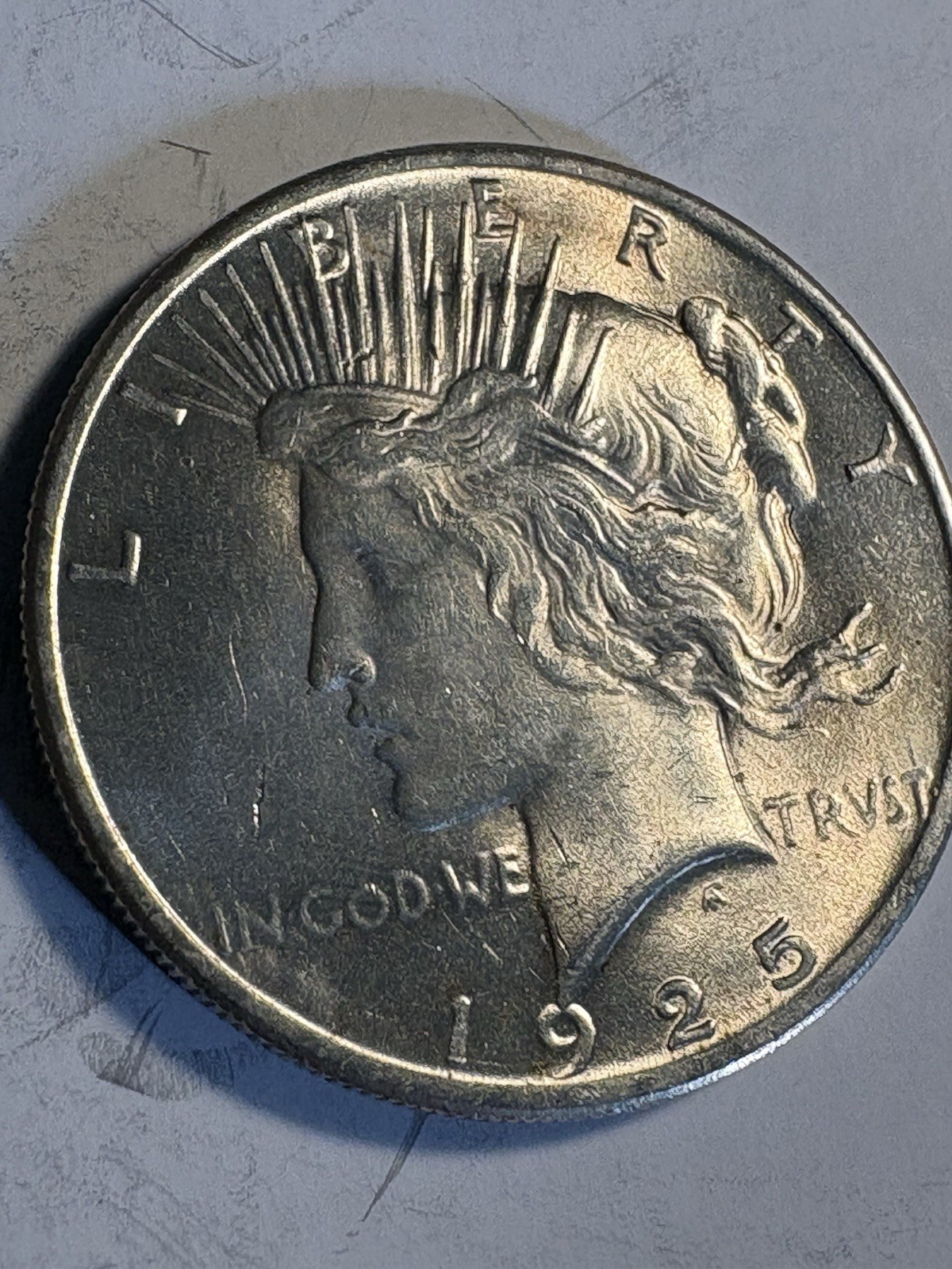 1922-1925 - 90% Silver Peace Dollar Random Year/Mint  BRILLIANT UNCIRCULATED BU