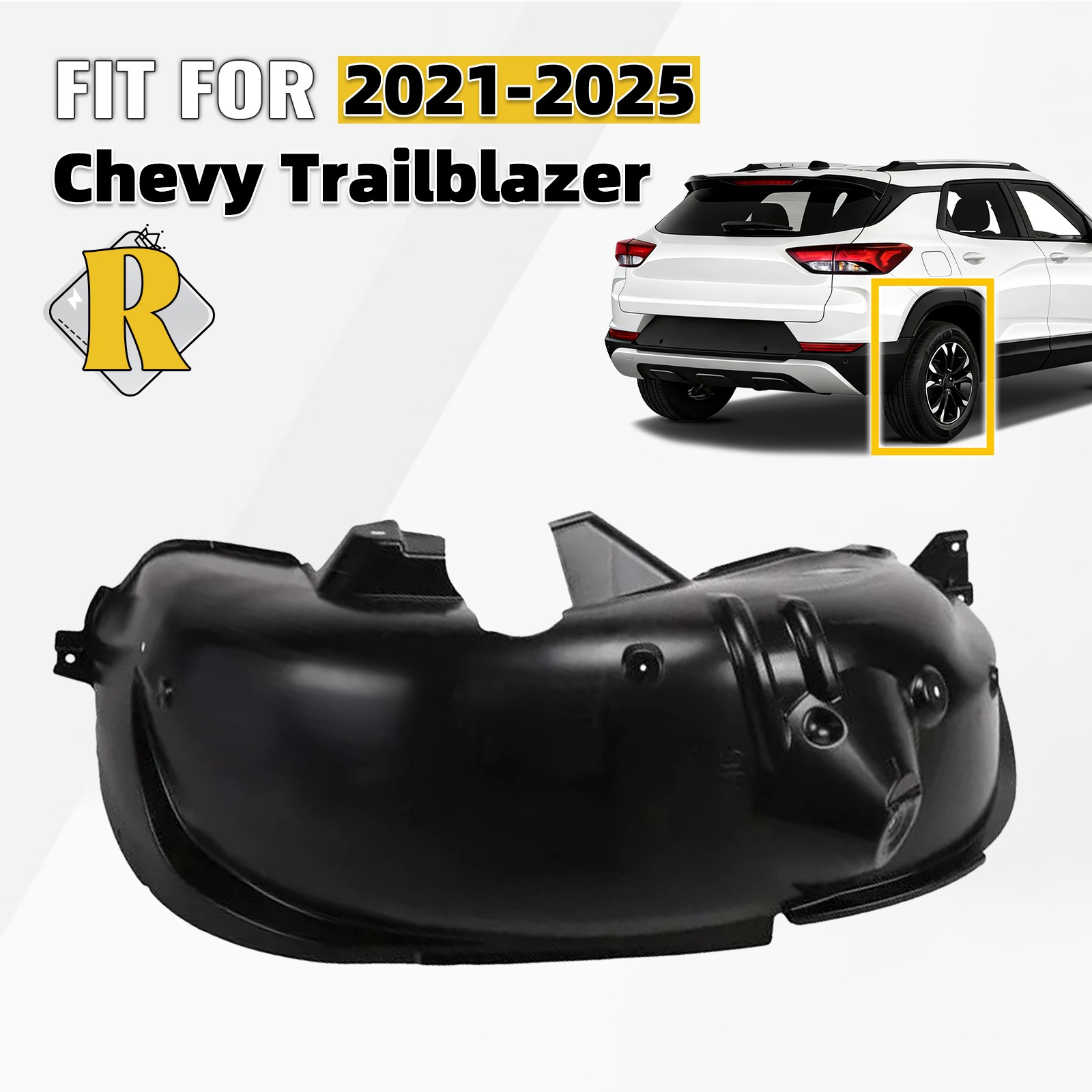 Rear Right Fender Liner Inner Panel For 2021-2025 Chevrolet Trailblazer 42761208