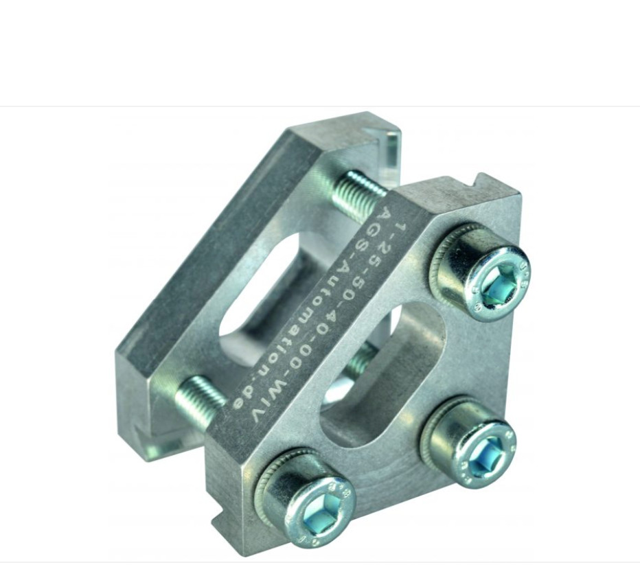 Schunk Intek AGS Gripper 90 Degree Angle Connector Bracket WIV-2-2-P22-P22 *NEW*