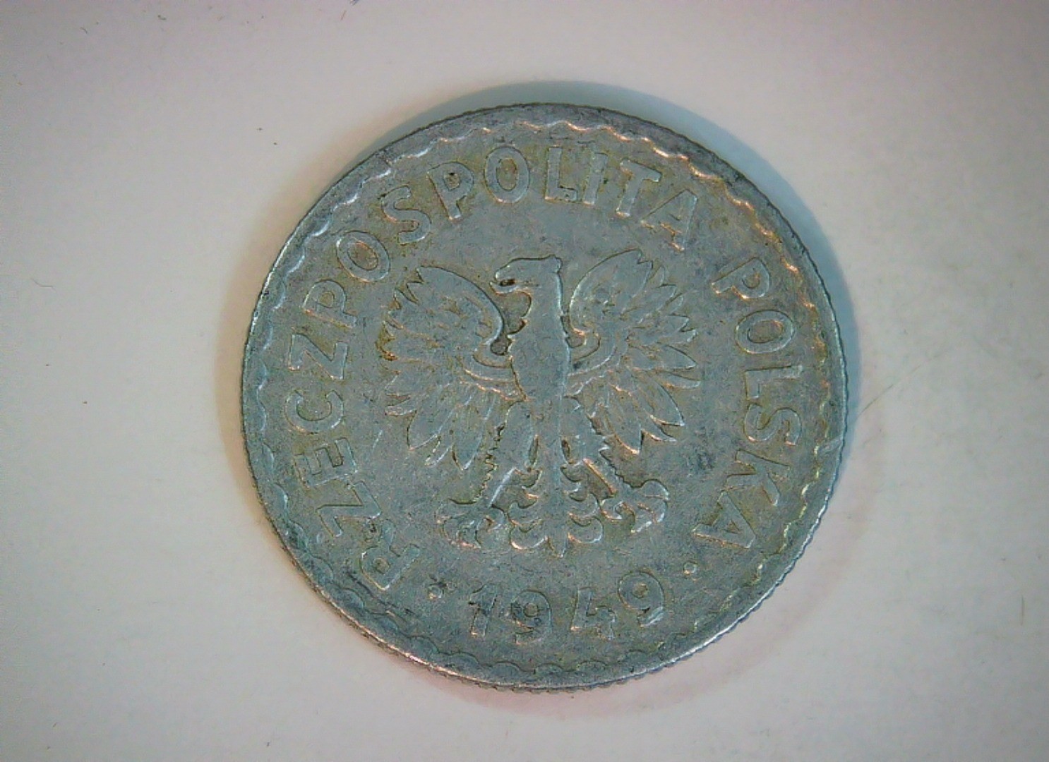 Poland 1949 1 Zloty People's Republic of Poland (PRL) 1 Zloty Coin