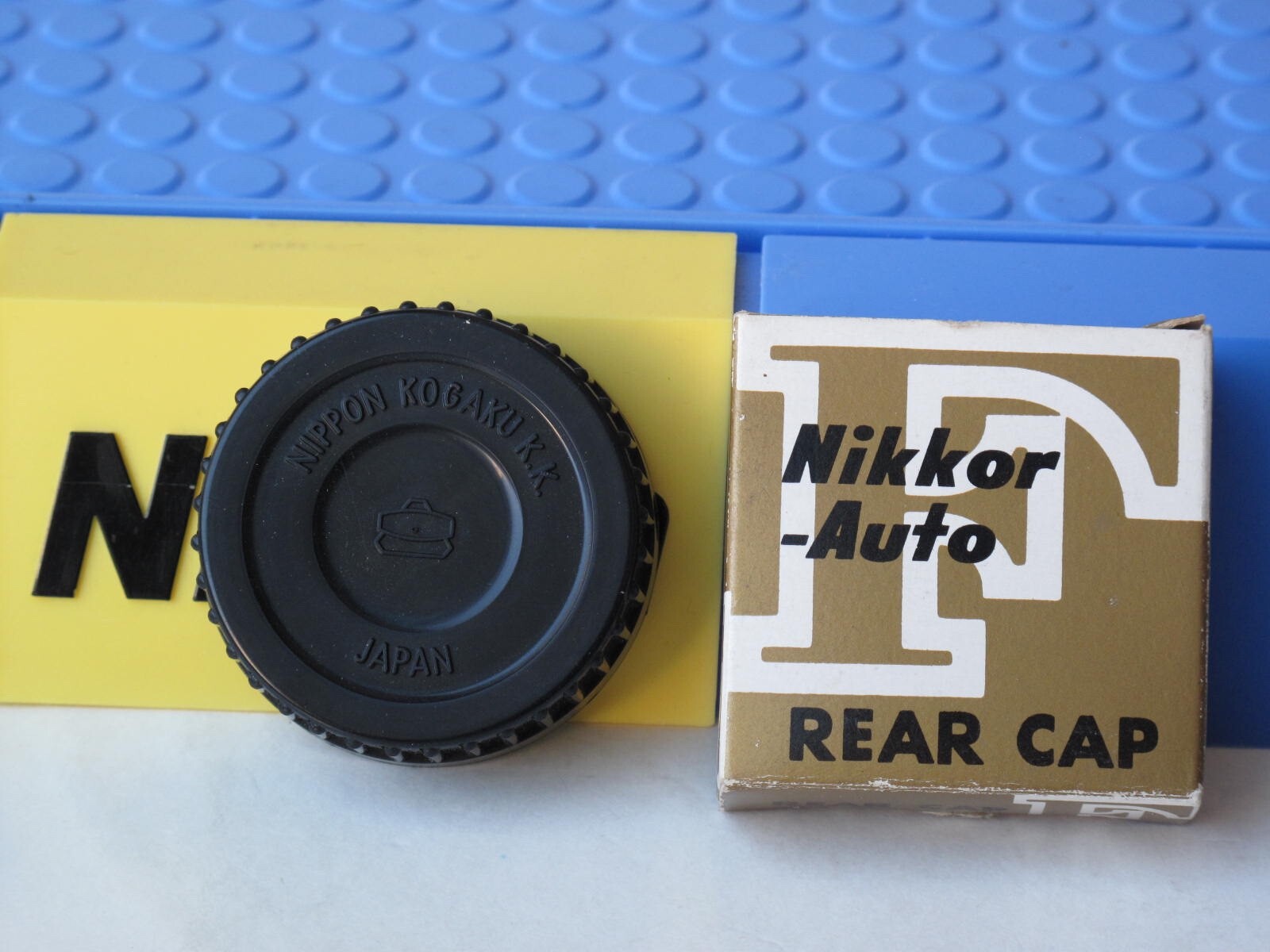 Nikon F rear cap marked Nippon Kogaku with logo in Box,  US SELLER "LQQK"