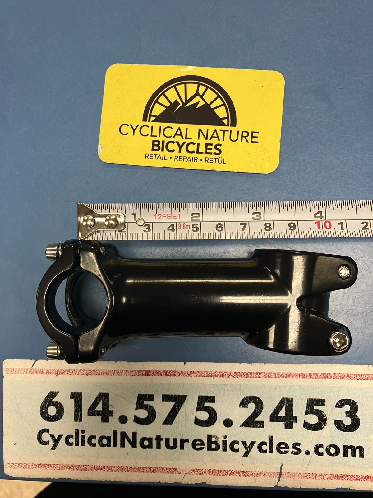 90mm Handlebar Stem, ~24 dia. 1- 1/8" head tube