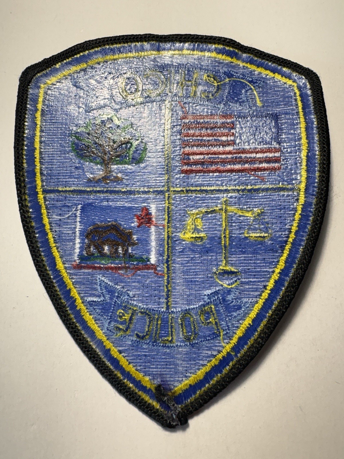 Chico California Police Patch