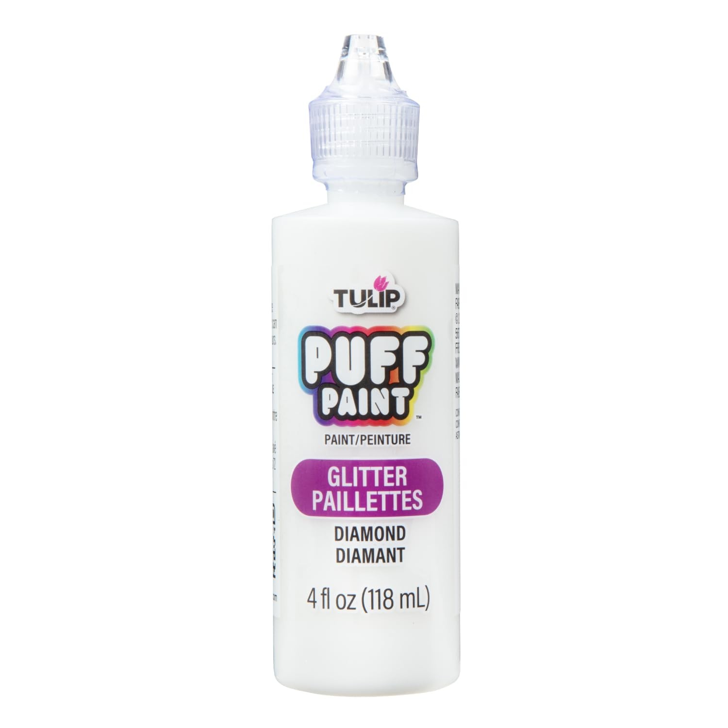 Tulip 16065 Dimensional Fabric Paint 4oz 4 Fl Oz (Pack of 1), GLITTER DIAMOND
