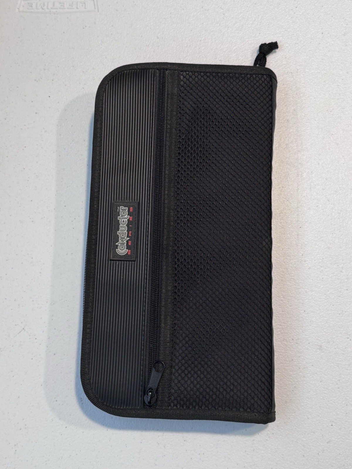 Conductor Series 44 Slot CD Storage Carrying Case Black Nylon Zipper Travel Case