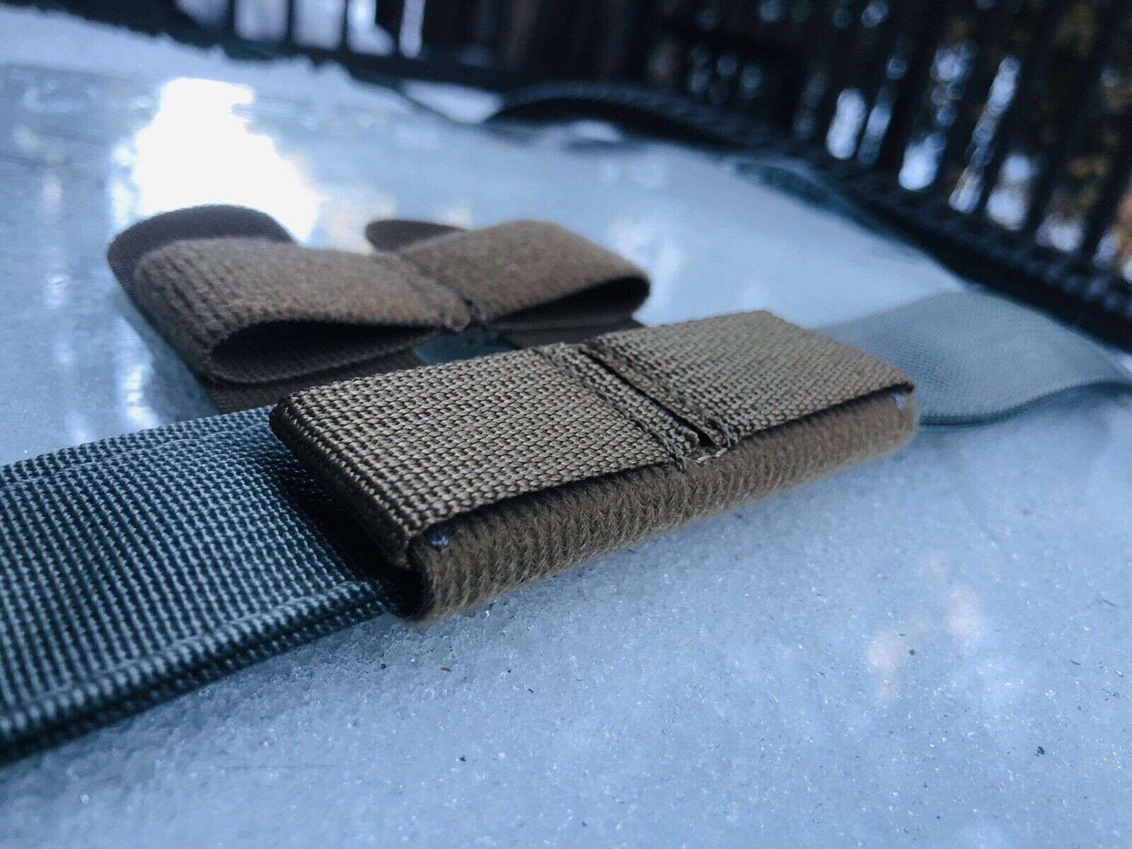Tactical MOLLE-2-Belt Adapter, Coyote Brown.