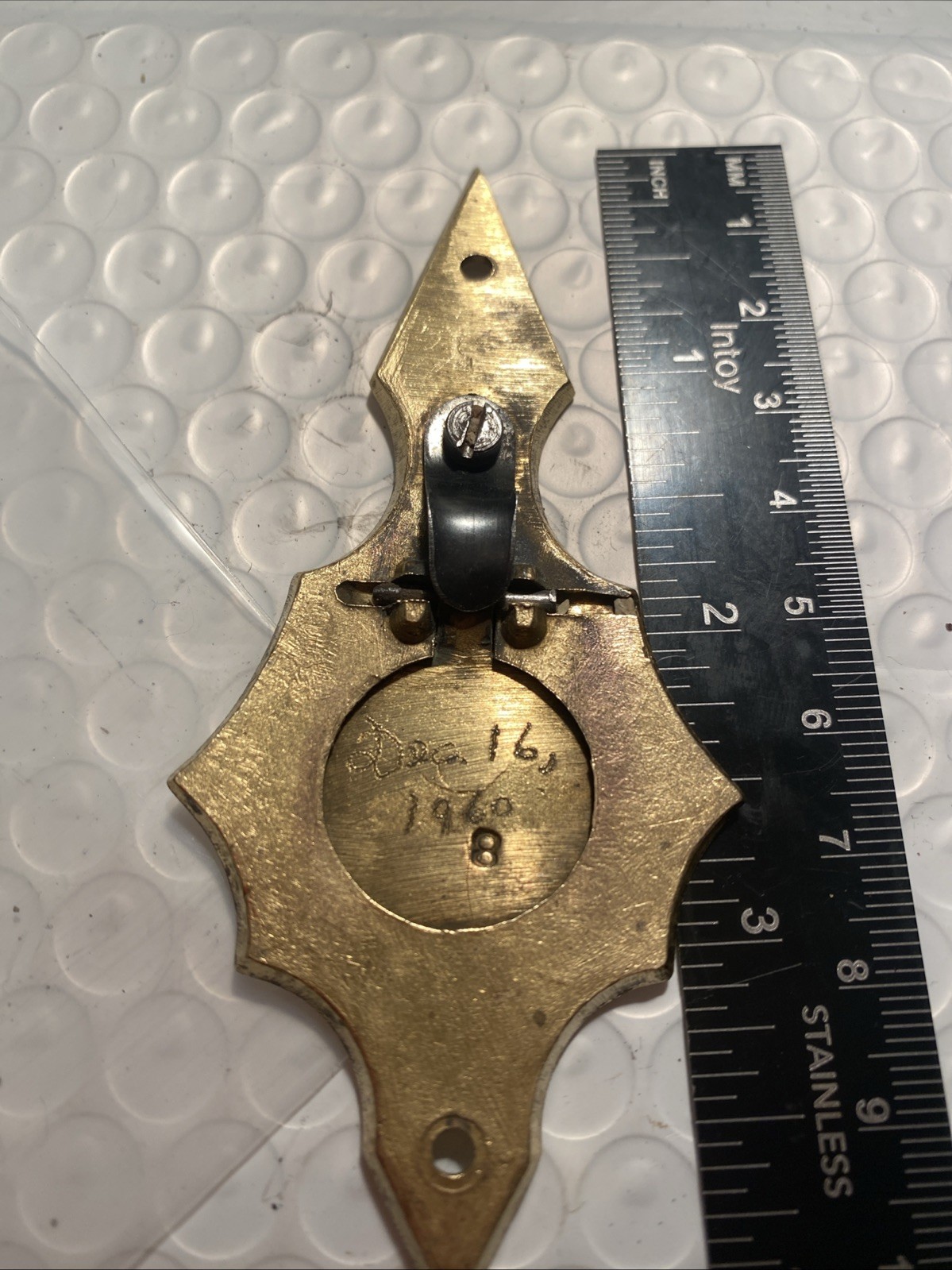Brass Patch box For Muzzleloader
