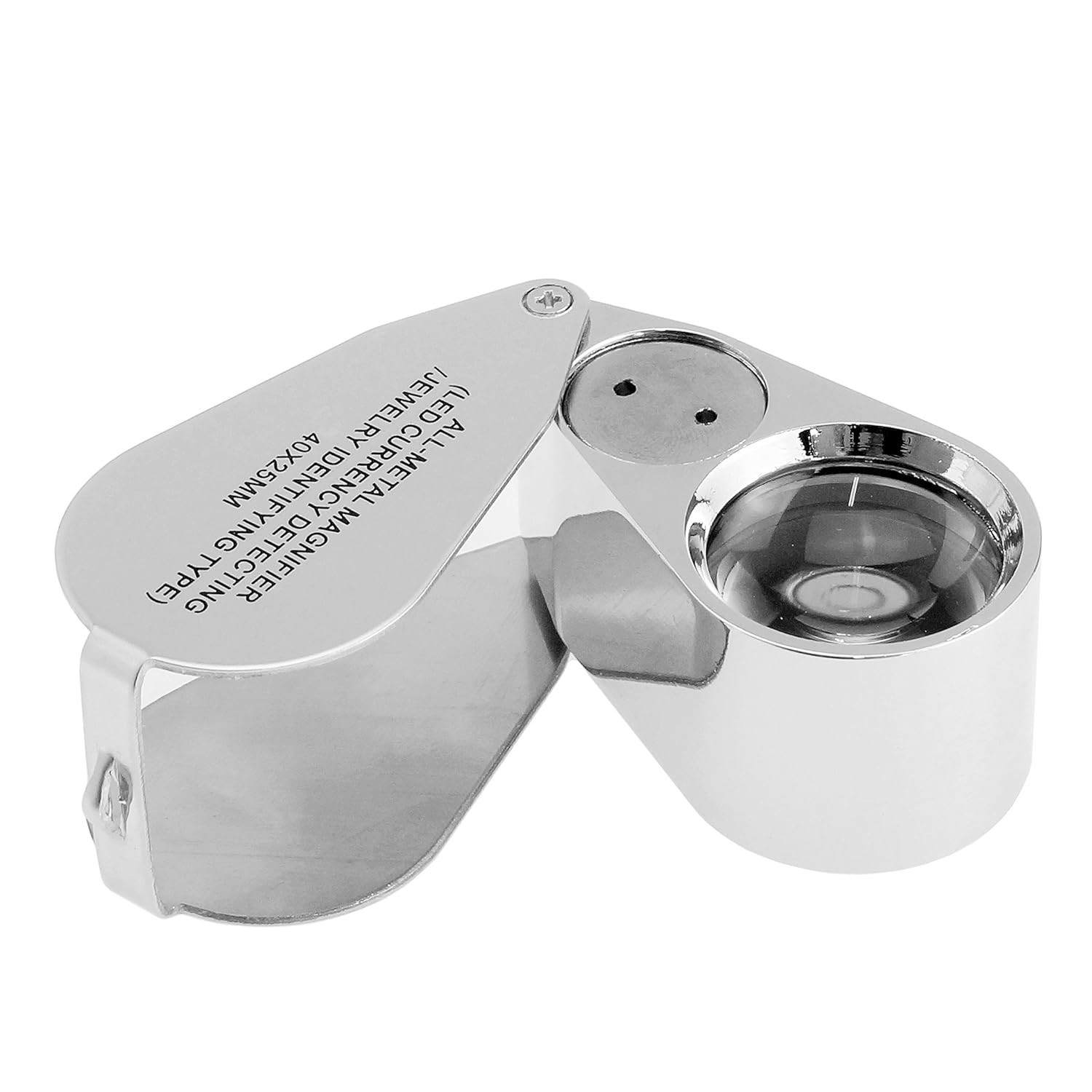 PIA INTERNATIONAL®  40X Magnifying Loupe WITH LED &UV LIGHT