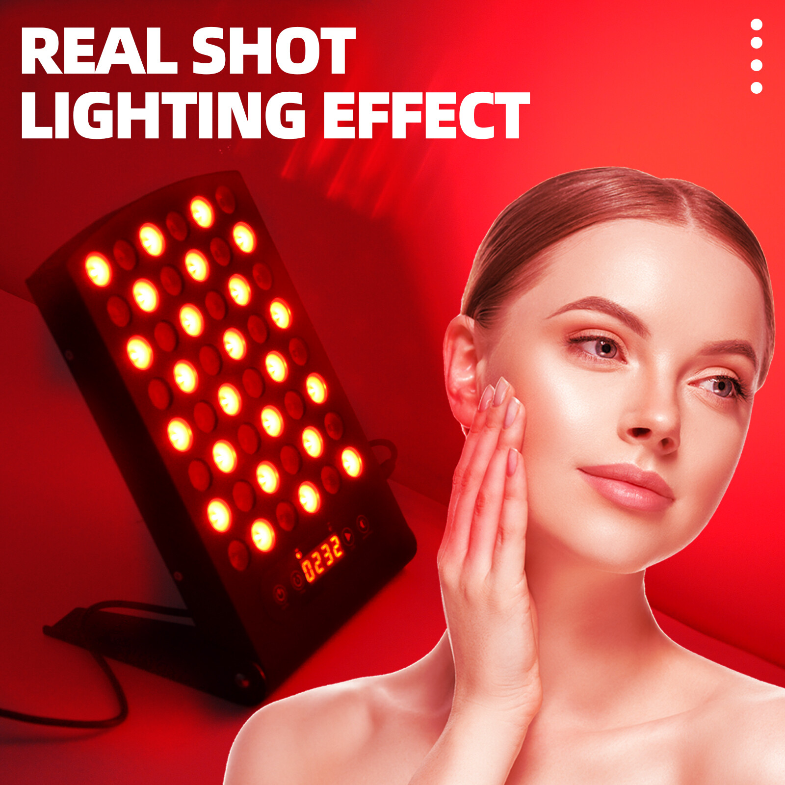 LED Red Light Therapy w/ Timer,Infrared Light Therapy for Pain Relief Infrared