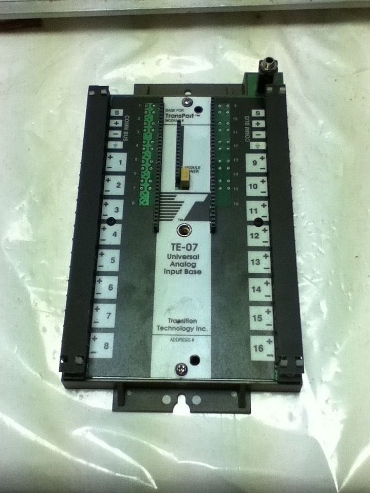 Transition Technology TE-07 Universal Analog Input Base- No Box
