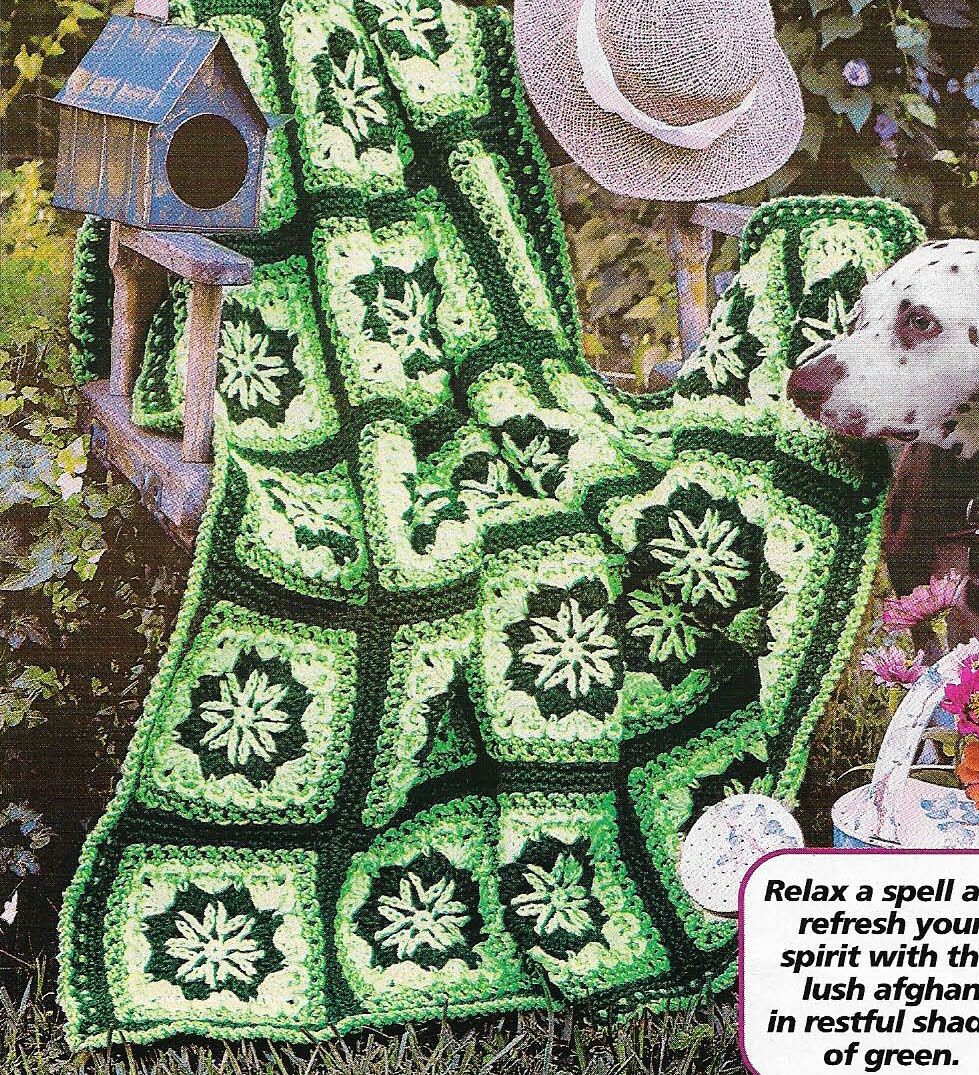 LACY STARS AFGHAN HOME DECOR DIGEST SIZE CROCHET PATTERN INSTRUCTIONS