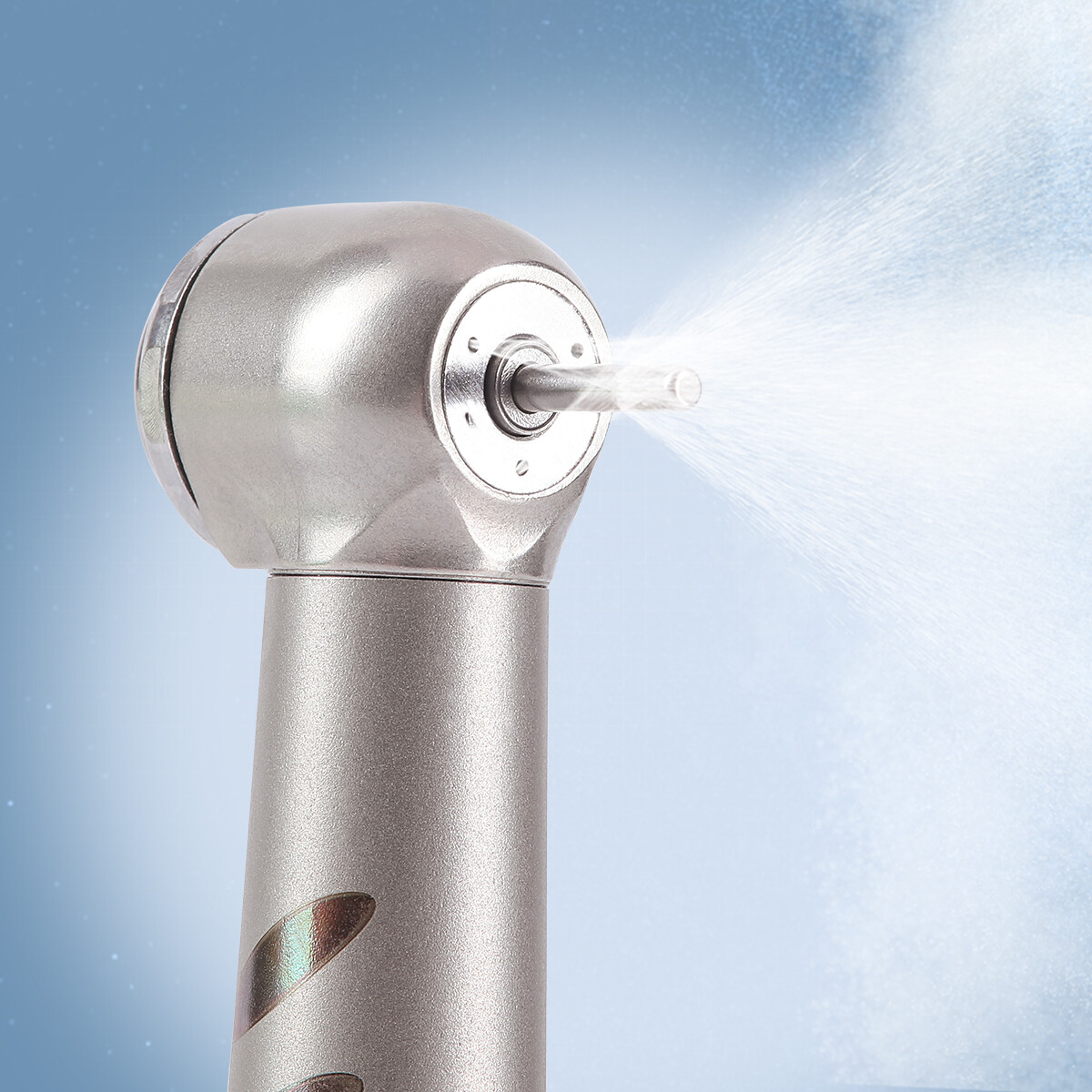 AZDENT Dental (Optic LED E-generator ) High Speed Handpiece Air Turbine 4/2Holes