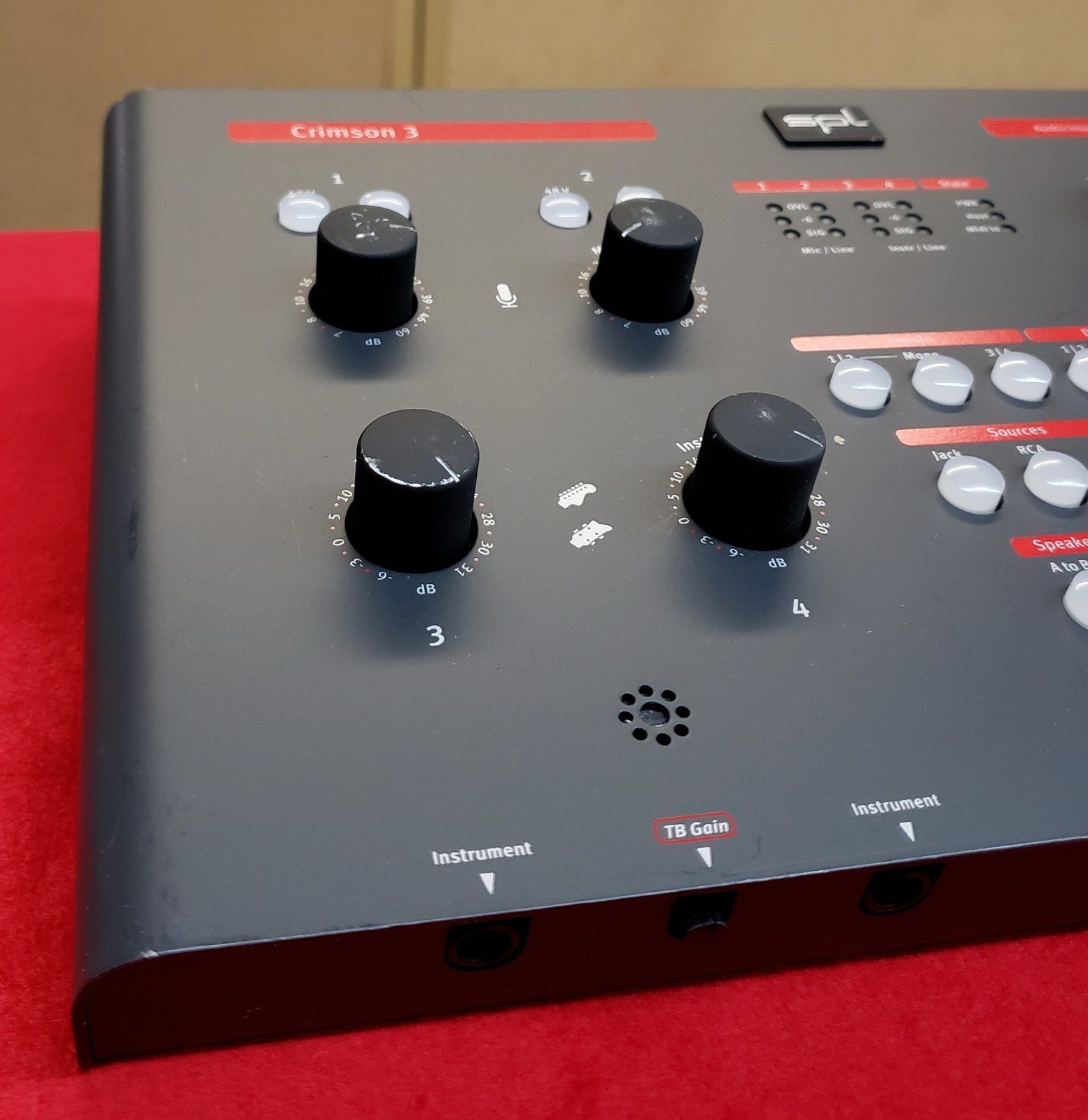 SPL Crimson 3 Pro Audio USB Interface Monitor Controller - Talkback - 1700 - V3