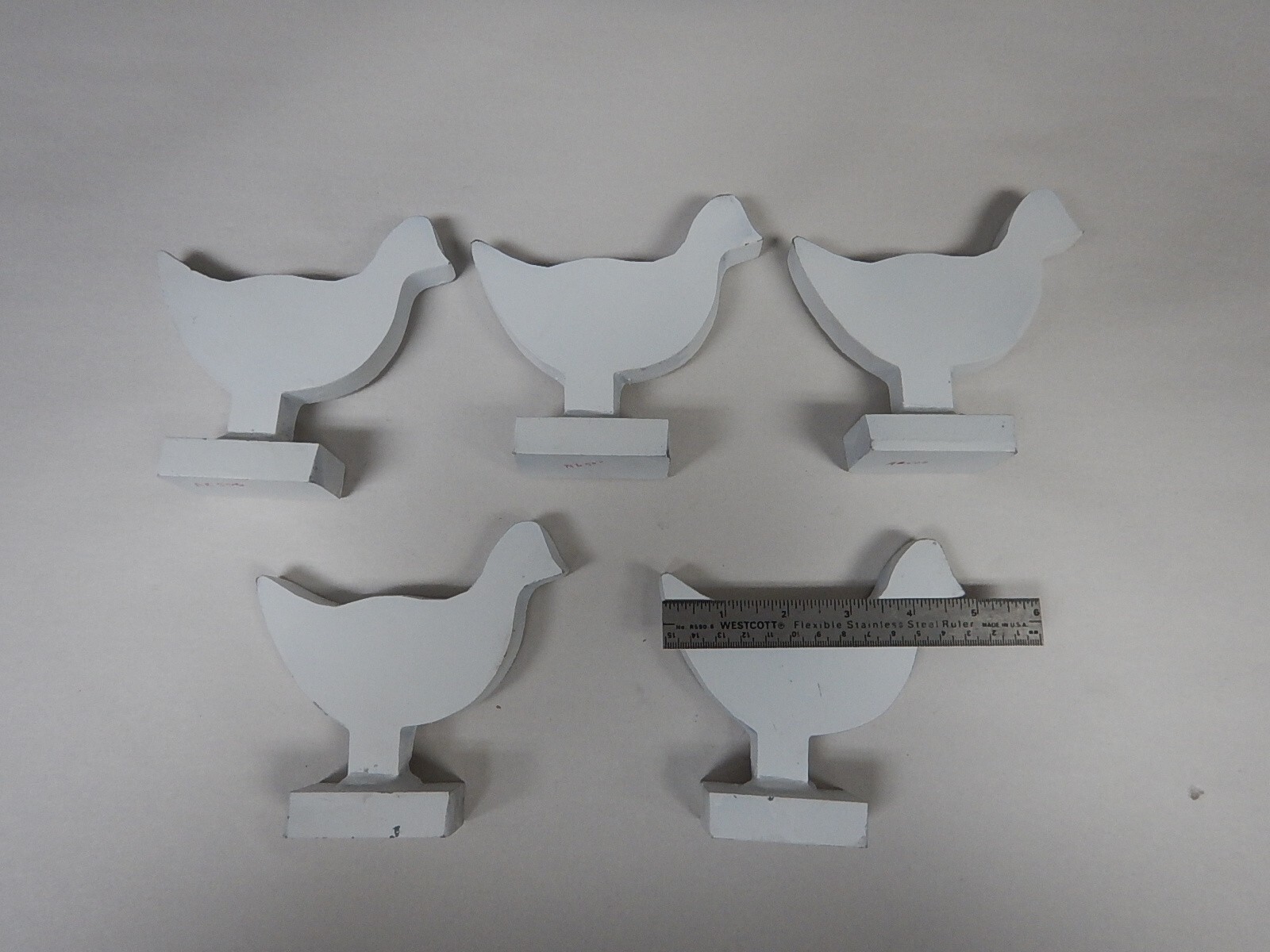 NRA  3/8 Scale Chickens - 5 Pieces - 5/8" thick AR500