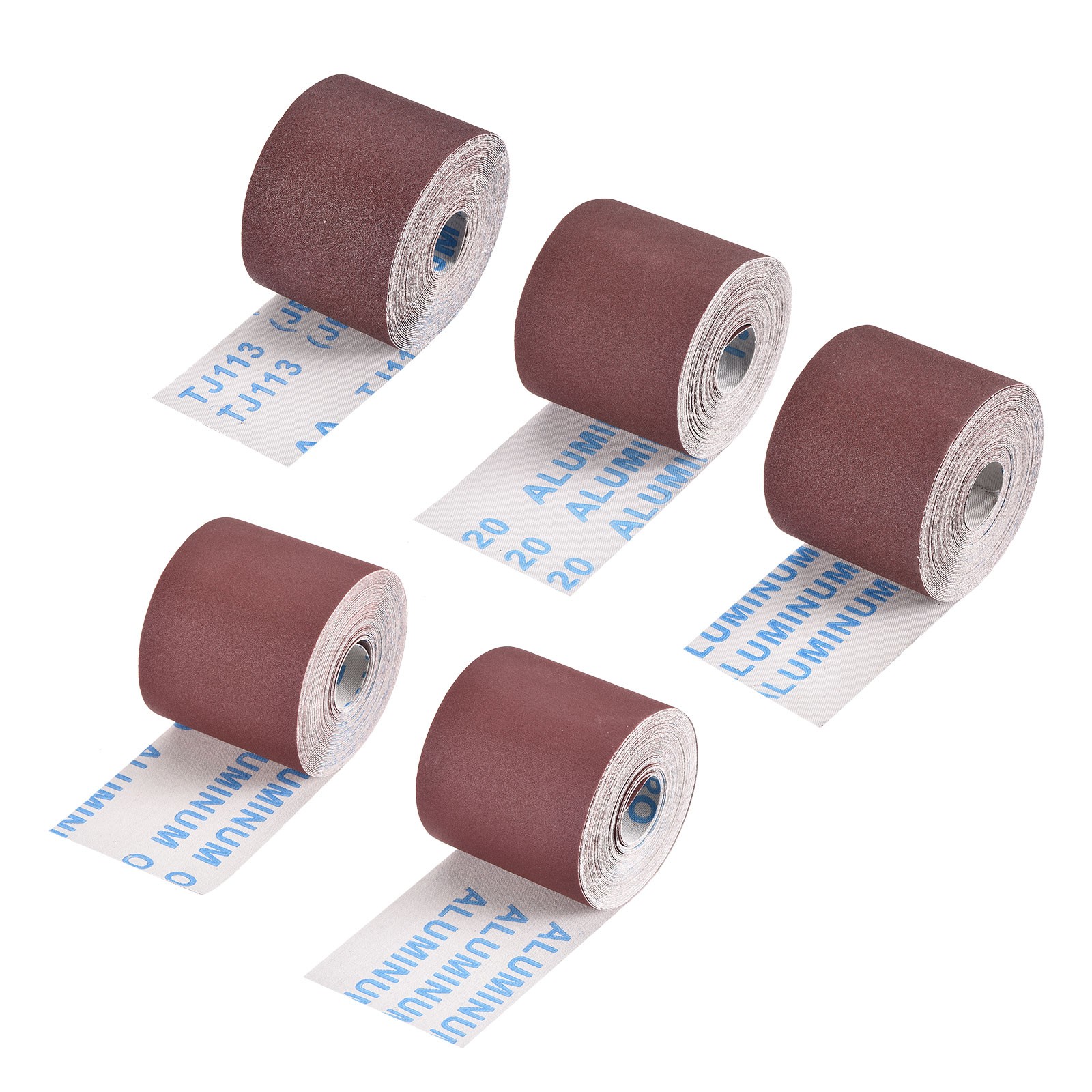 Sandpaper Roll-[2.6Inch x 25Feet 150/240/320/400/600Grits 5Roll]Aluminum Oxide