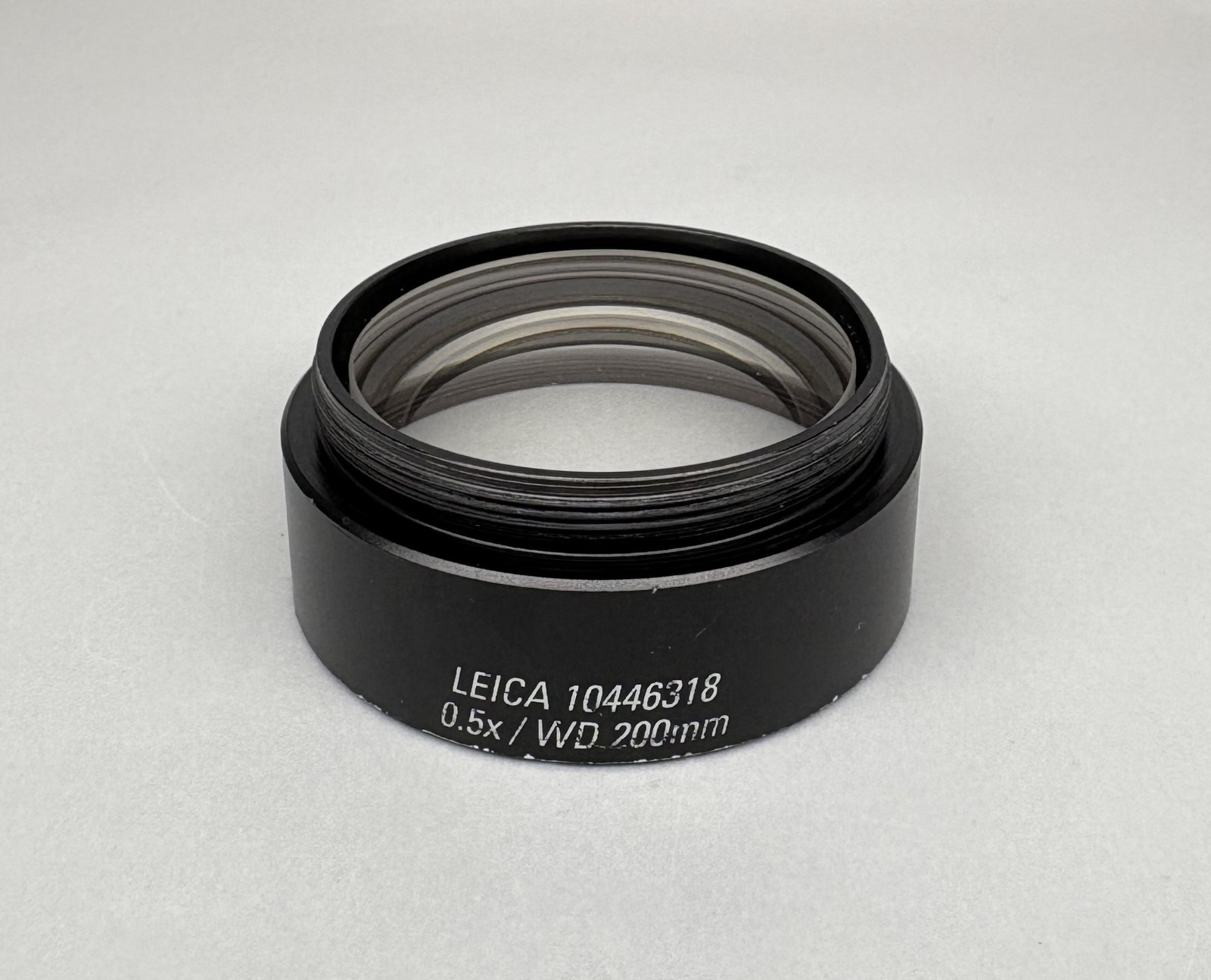 Leica Microscope Auxiliary objective 0.5x 10446318 WD 200MM f/ S4E,S6,S6E