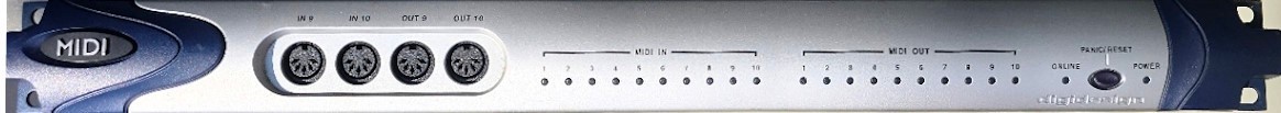 Avid Digidesign MIDI I/O interface.